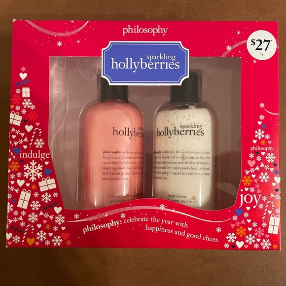 Philosophy Other - NWT Philosophy Sparkling Hollyberries limited edition bath and body set
